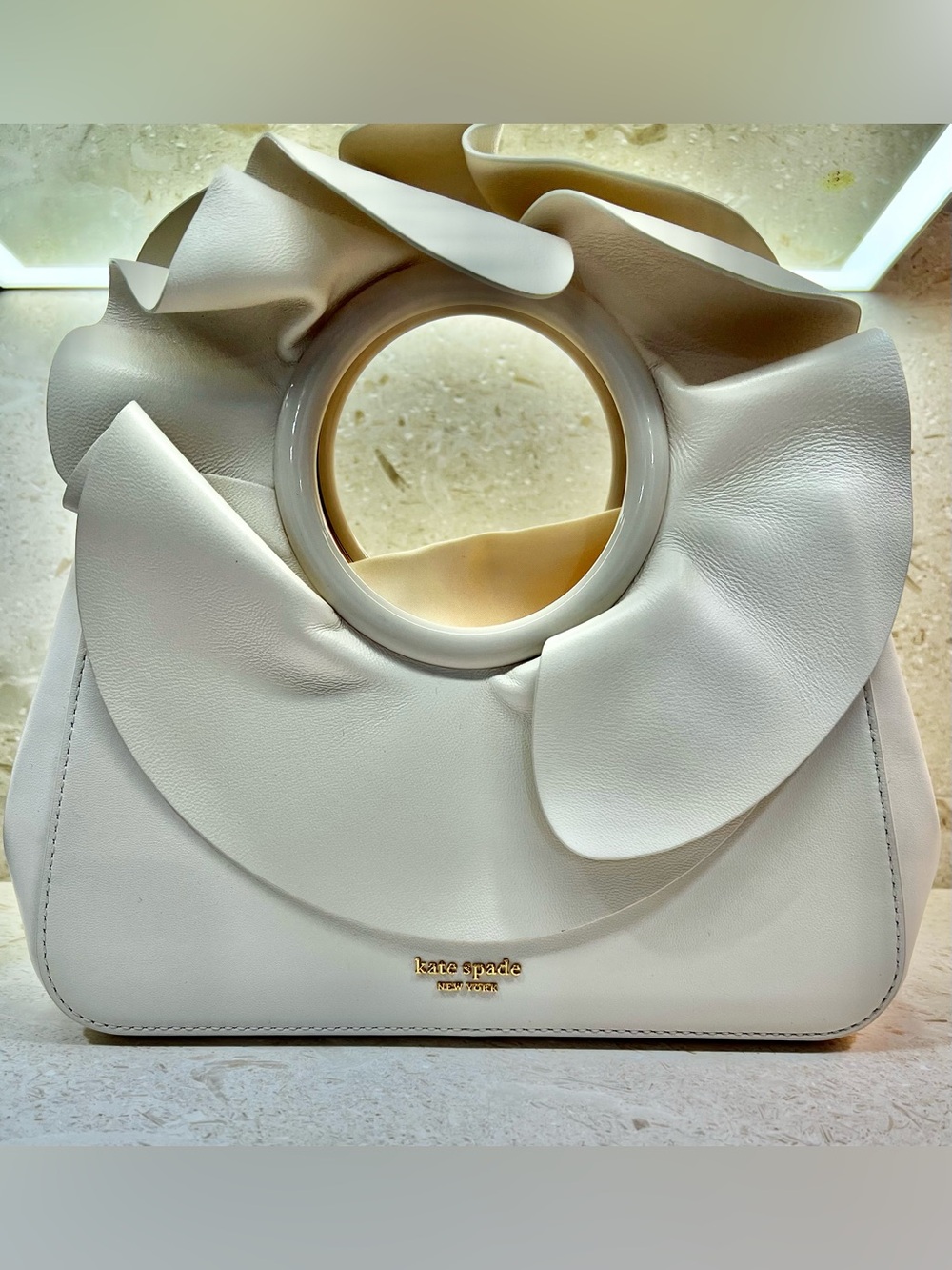 Kate Spade Flora Bracelet Crossbody – Cream